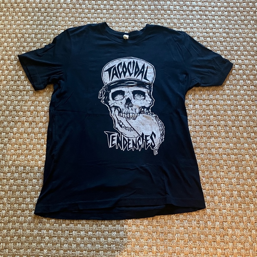 Tacocidal Tendencies Black Short-Sleeve Skull Graphic Tee